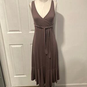 Karen Alexander Boston Proper faux wrap knit dress S